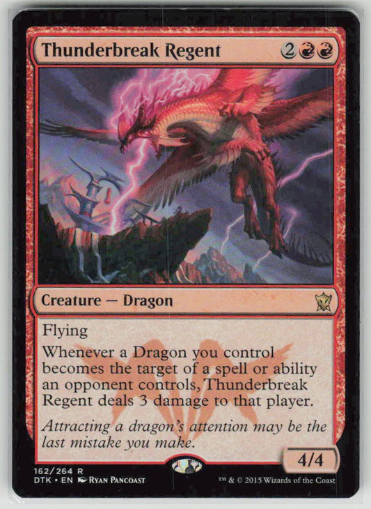 2015 Dragons of Tarkir 162 Thunderbreak Regent