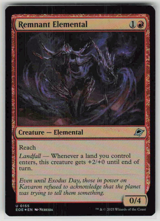 2025 Edge of Eternities 155 Remnant Elemental