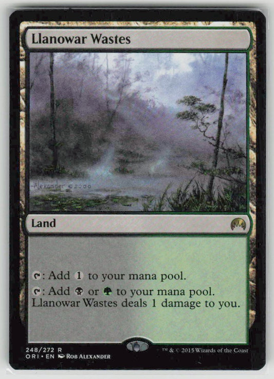 2015 Magic Origins 248 Llanowar Wastes