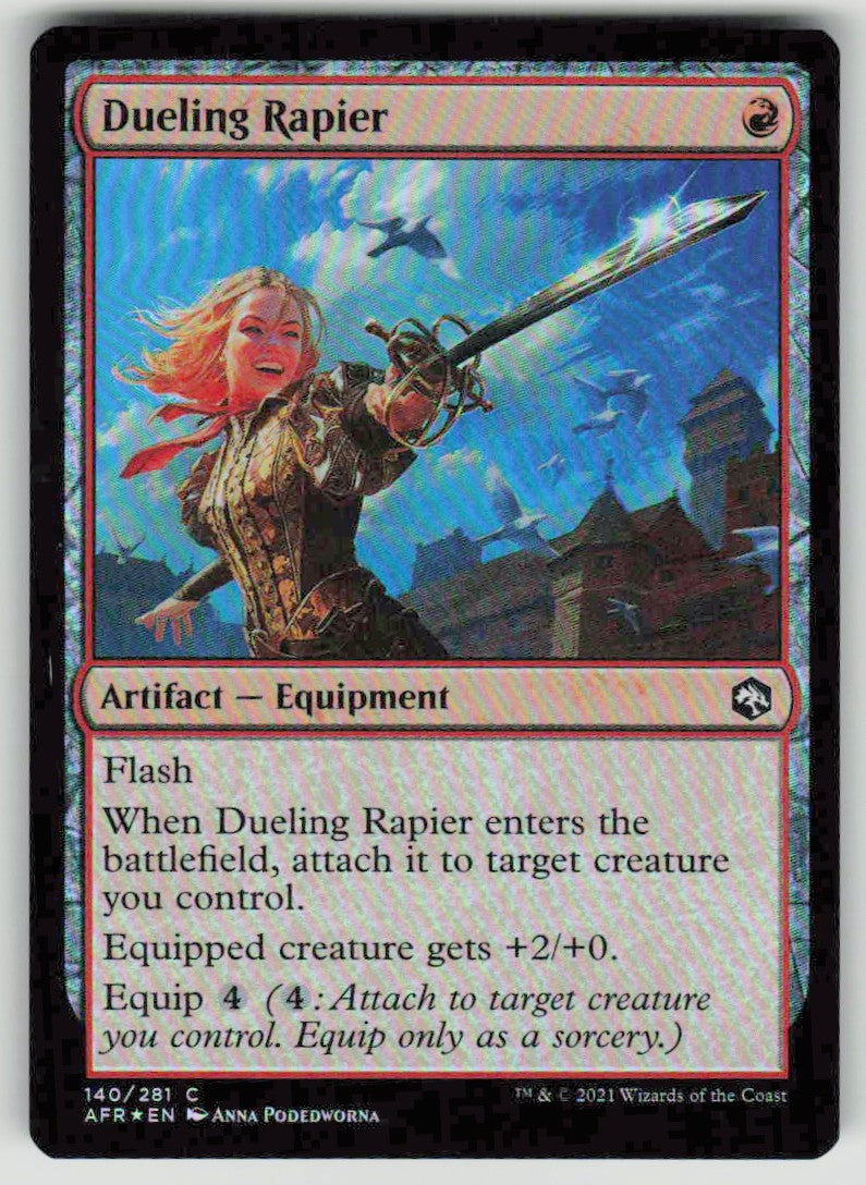 2021 Adventures in the Forgotten Realms 140 Dueling Rapier