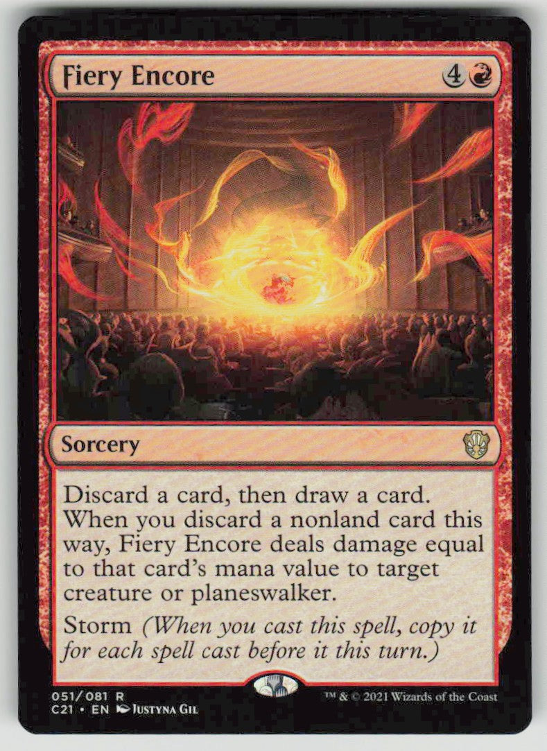 2021 Commander 2021 51 Fiery Encore
