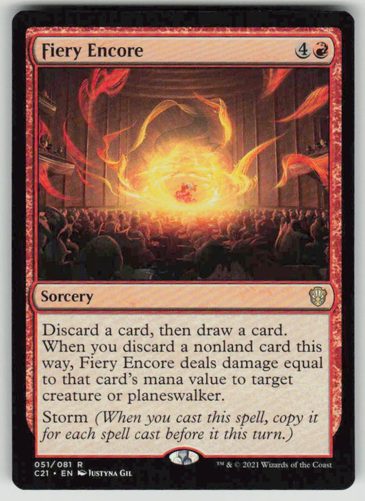 2021 Commander 2021 51 Fiery Encore