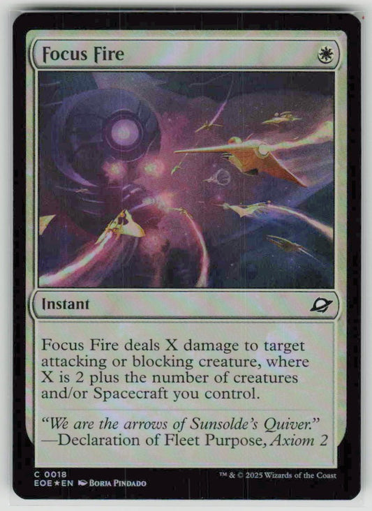 2025 Edge of Eternities 18 Focus Fire