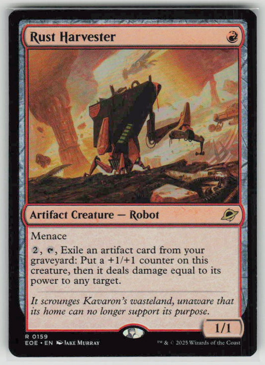 2025 Edge of Eternities 159 Rust Harvester