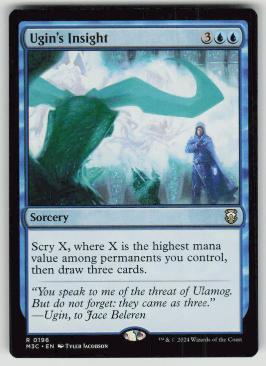 2024 Modern Horizons 3 Commander 196 Ugin's Insight