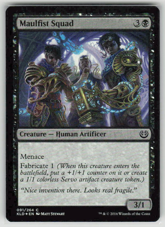 2016 Kaladesh 91 Maulfist Squad