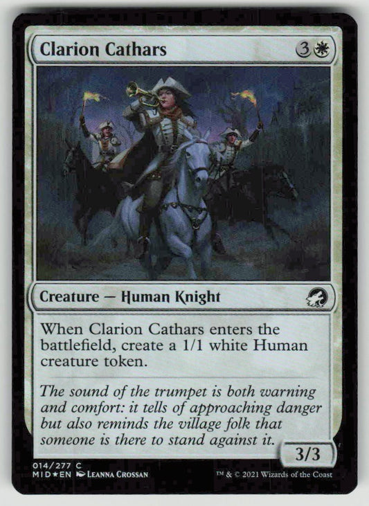 2021 Innistrad: Midnight Hunt 14 Clarion Cathars