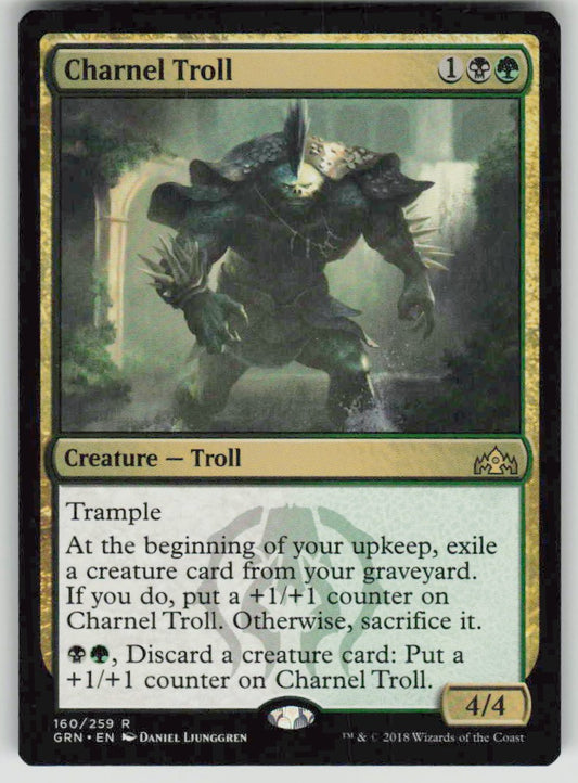 2018 Guilds of Ravnica 160 Charnel Troll