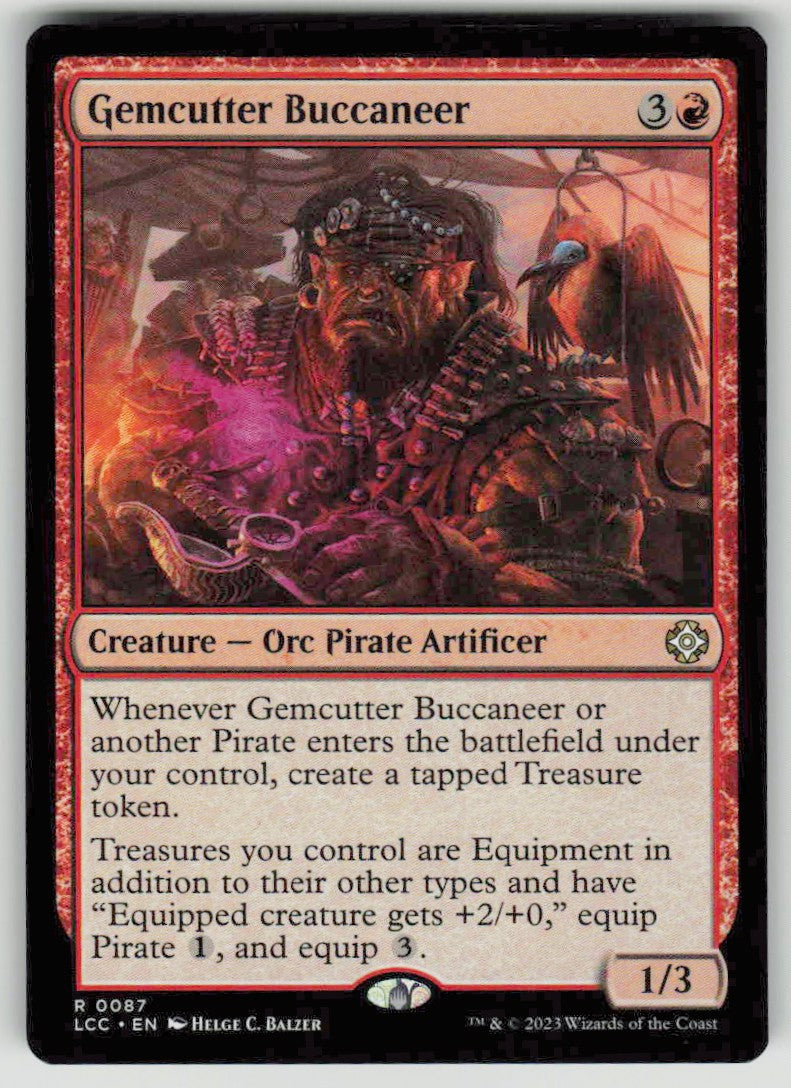 2023 The Lost Caverns of Ixalan Commander 87 Gemcutter Buccaneer