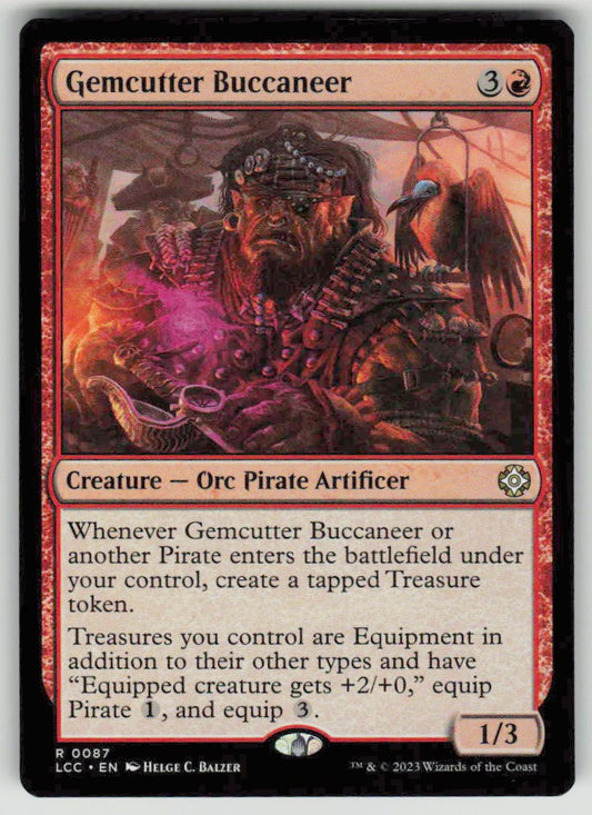 2023 The Lost Caverns of Ixalan Commander 87 Gemcutter Buccaneer