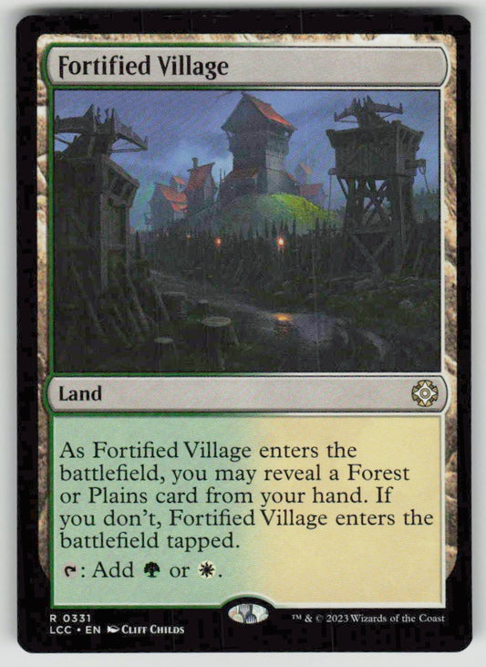 2023 The Lost Caverns of Ixalan Commander 331 Fortified Village