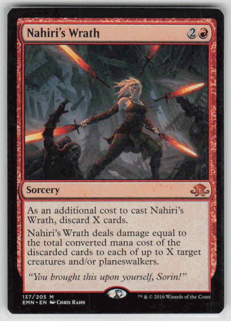 2016 Eldritch Moon 137 Nahiri's Wrath