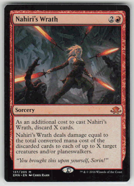 2016 Eldritch Moon 137 Nahiri's Wrath