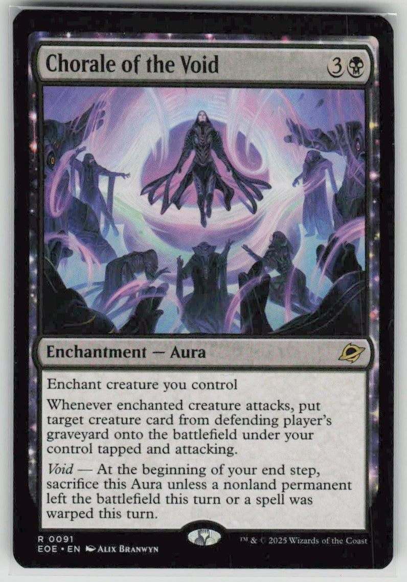 2025 Edge of Eternities 91 Chorale of the Void