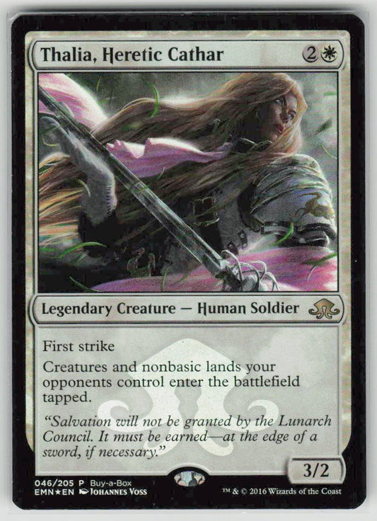 2016 Eldritch Moon Promos 46 Thalia, Heretic Cathar