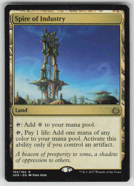 2017 Aether Revolt 184 Spire of Industry