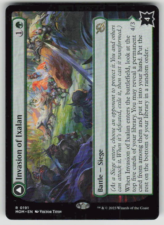 2023 March of the Machine 191 Invasion of Ixalan // Belligerent Regisaur