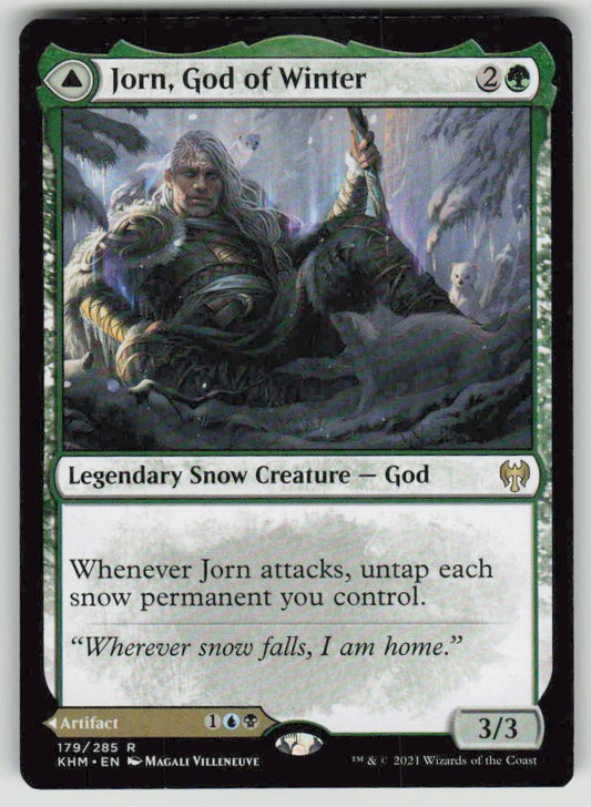2021 Kaldheim 179 Jorn, God of Winter // Kaldring, the Rimestaff