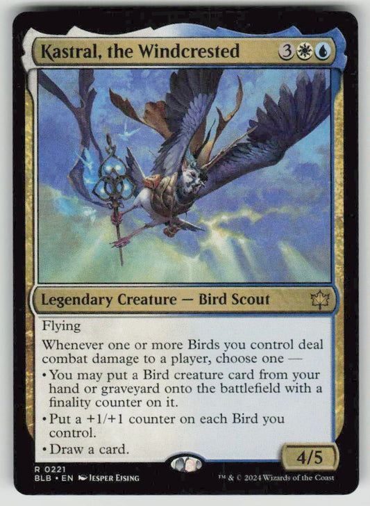 2024 Bloomburrow 221 Kastral, the Windcrested