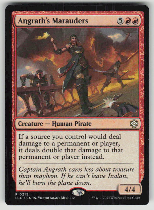 2023 The Lost Caverns of Ixalan Commander 215 Angrath's Marauders