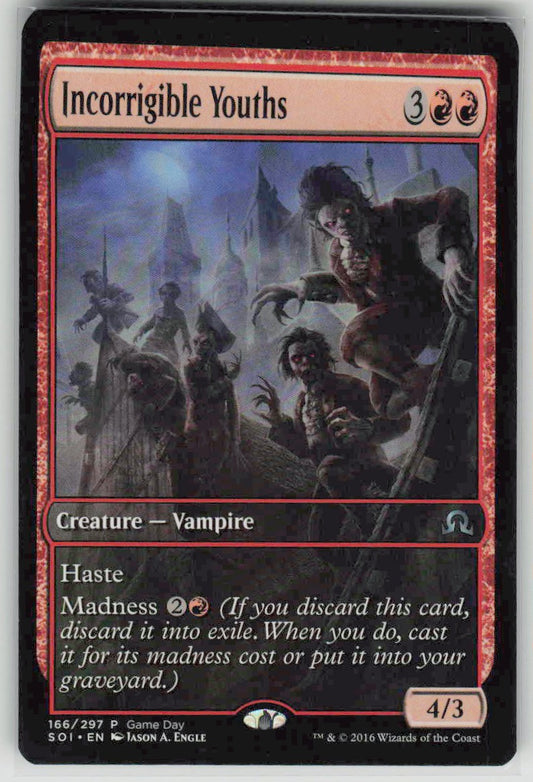 2016 Shadows over Innistrad 166 Incorrigible Youths