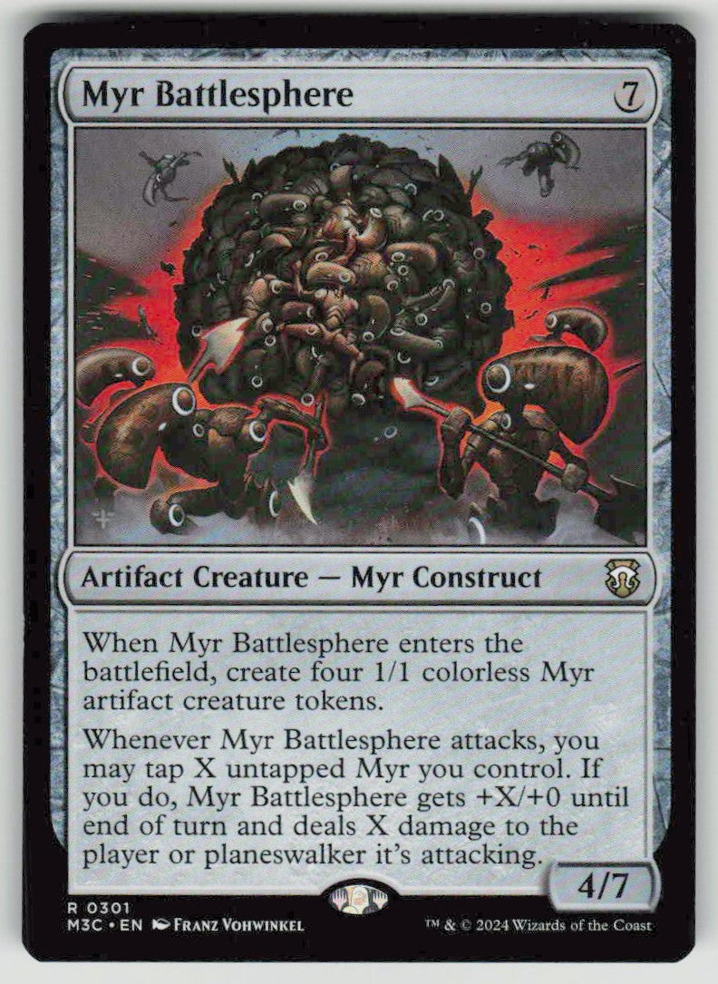 2024 Modern Horizons 3 Commander 301 Myr Battlesphere