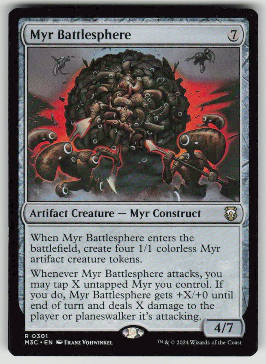 2024 Modern Horizons 3 Commander 301 Myr Battlesphere