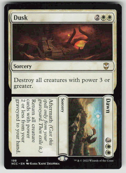 2022 New Capenna Commander 198 Dusk // Dawn