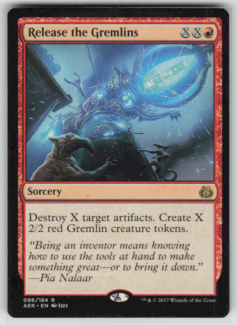 2017 Aether Revolt 96 Release the Gremlins