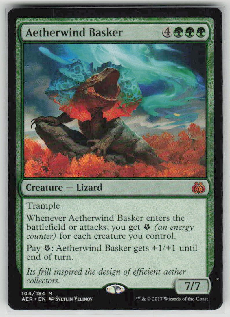 2017 Aether Revolt 104 Aetherwind Basker