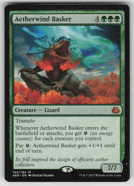 2017 Aether Revolt 104 Aetherwind Basker