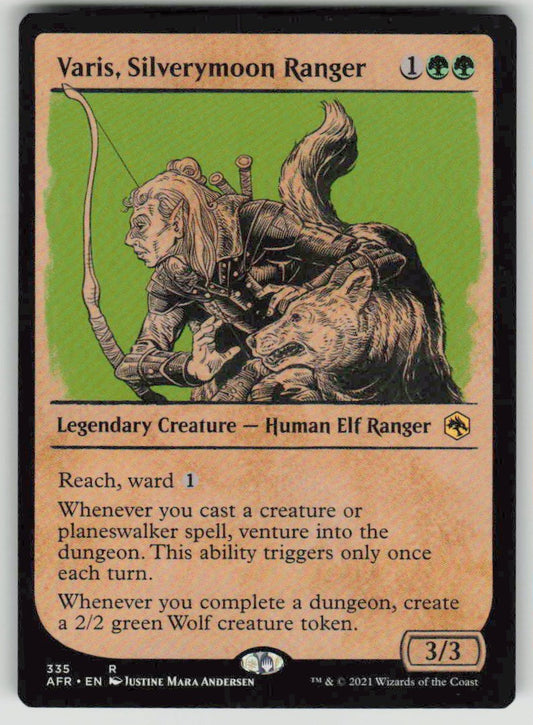 2021 Adventures in the Forgotten Realms 335 Varis, Silverymoon Ranger