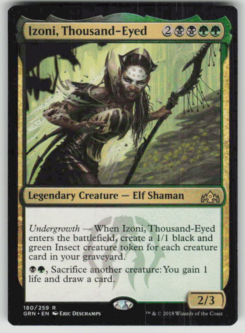 2018 Guilds of Ravnica 180 Izoni, Thousand-Eyed