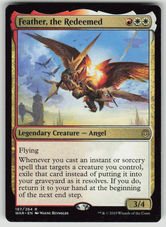 2019 War of the Spark 197 Feather, the Redeemed