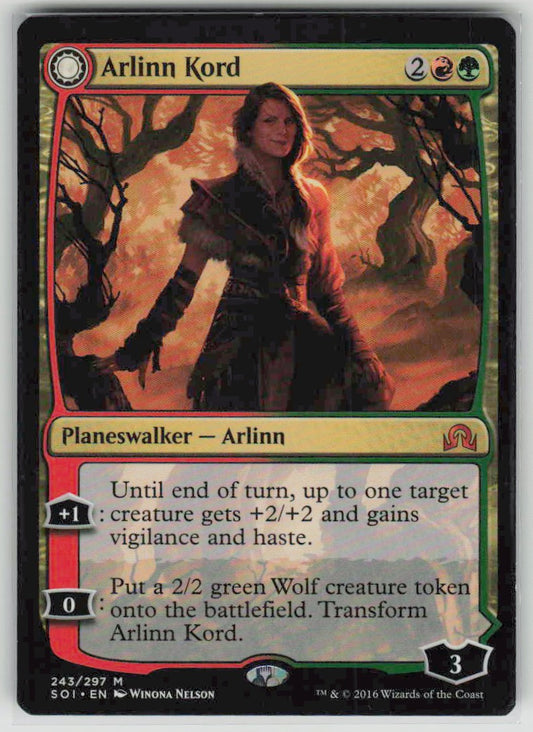 2016 Shadows over Innistrad 243 Arlinn Kord // Arlinn, Embraced by the Moon