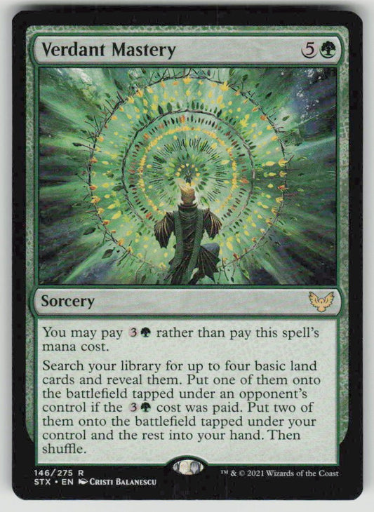 2021 Strixhaven: School of Mages 146 Verdant Mastery