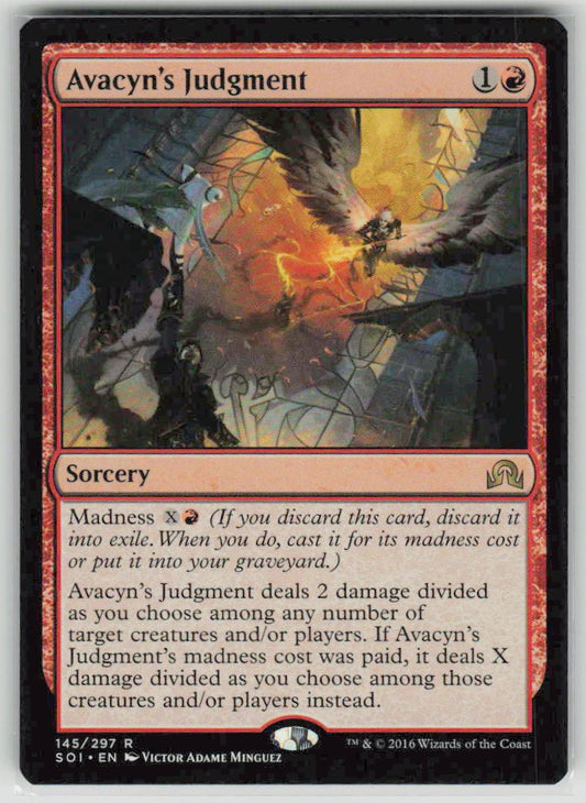 2016 Shadows over Innistrad 145 Avacyn's Judgment