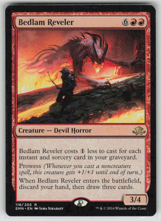 2016 Eldritch Moon 118 Bedlam Reveler
