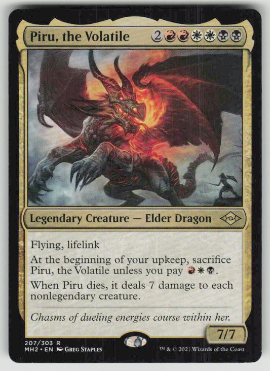 2021 Modern Horizons 2 207 Piru, the Volatile