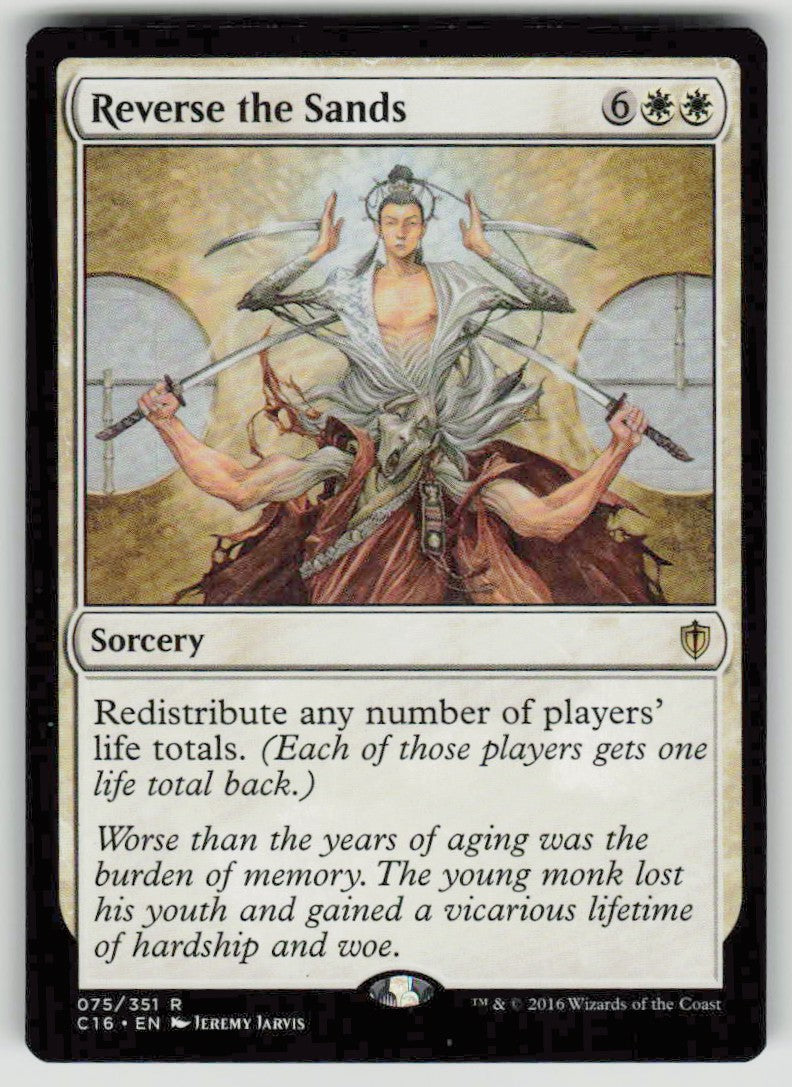 2016 Commander 2016 75 Reverse the Sands