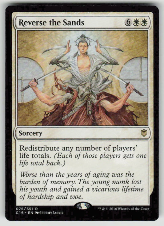 2016 Commander 2016 75 Reverse the Sands