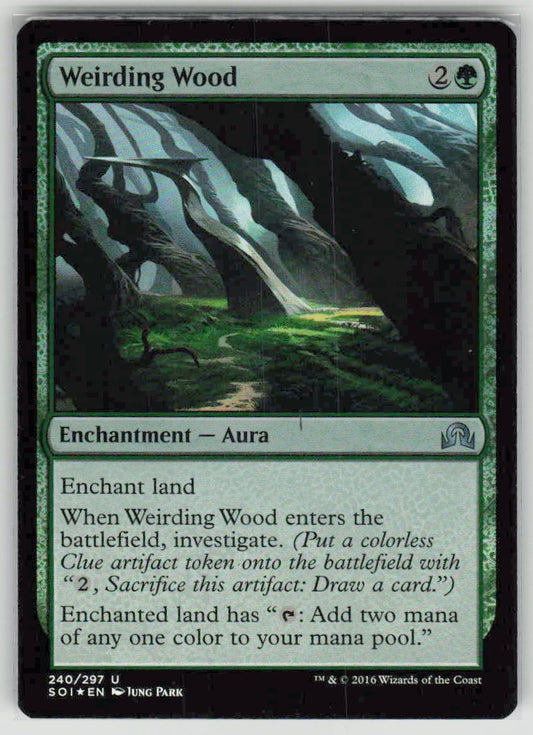 2016 Shadows over Innistrad 240 Weirding Wood