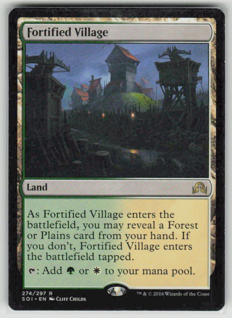 2016 Shadows over Innistrad 274 Fortified Village