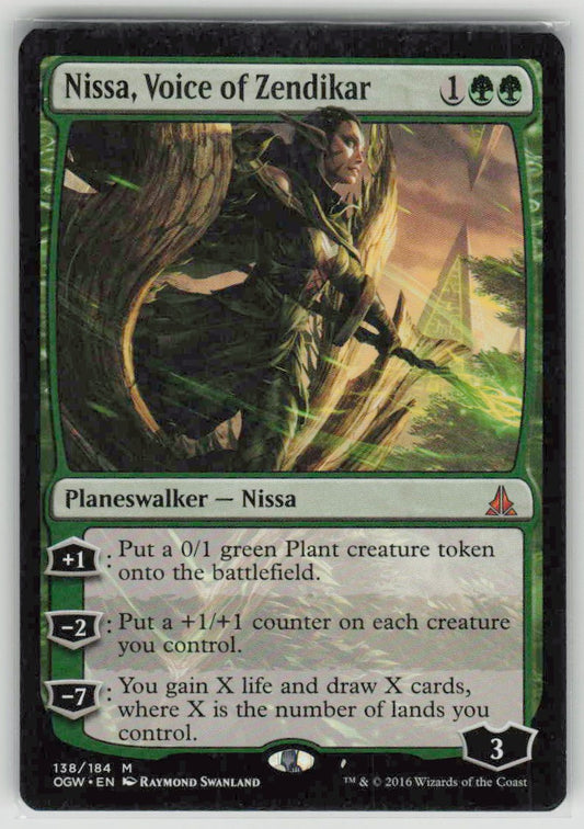 2016 Oath of the Gatewatch 138 Nissa, Voice of Zendikar