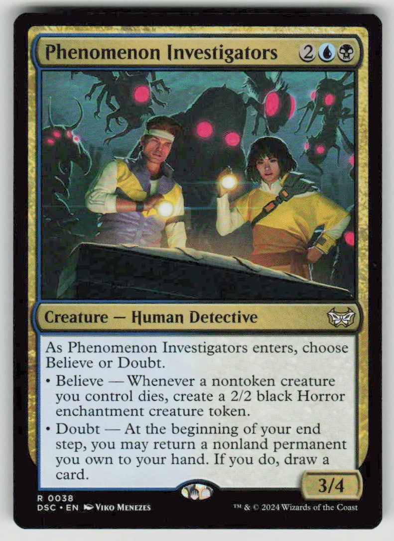 2024 Duskmourn: House of Horror Commander 38 Phenomenon Investigators
