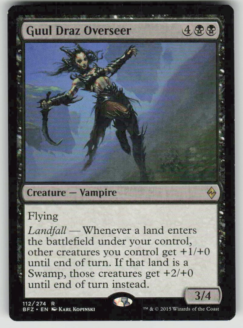 2015 Battle for Zendikar 112 Guul Draz Overseer