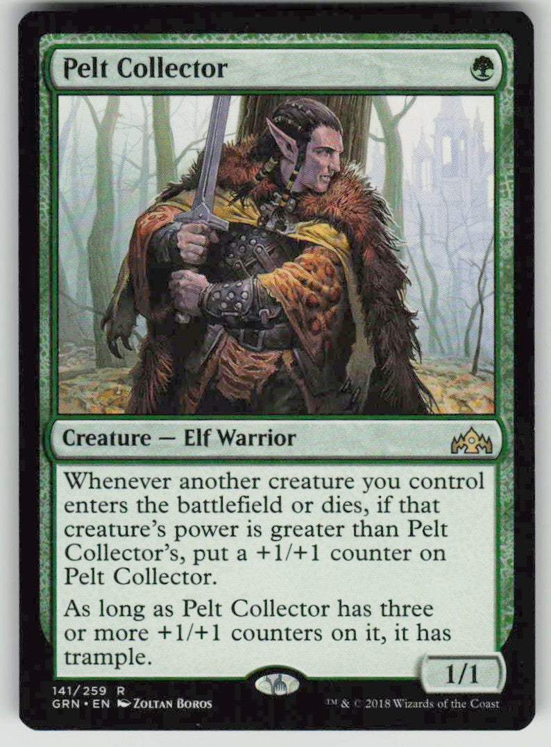 2018 Guilds of Ravnica 141 Pelt Collector