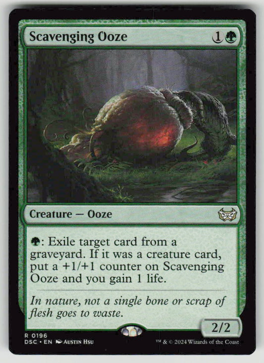 2024 Duskmourn: House of Horror Commander 196 Scavenging Ooze
