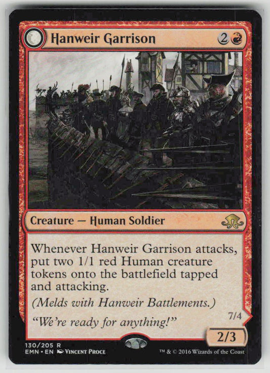 2016 Eldritch Moon 130a Hanweir Garrison