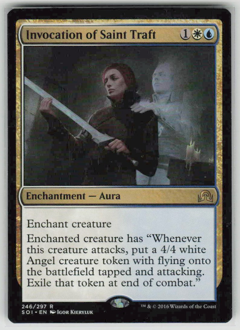 2016 Shadows over Innistrad 246 Invocation of Saint Traft